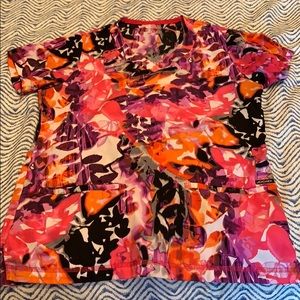 Jockey two pocket multicolor scrub top